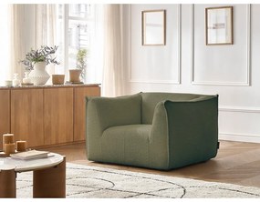 Zöld buklé fotel Giorgia – Bobochic Paris