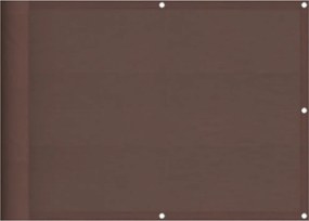 vidaXL barna 100% oxford poliészter erkélyparaván 75 x 1000 cm