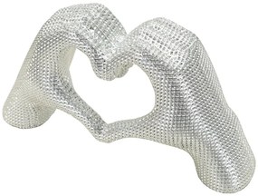Hands lover ezüst 25x7,5x13,5cm