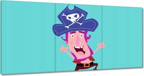 Vászonkép 120x60 Vidám kalóz gyerekeknek