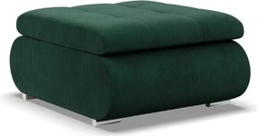 Tokio puff, kordbársony, zöld