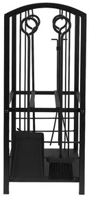 Wood stand with accessories PK011