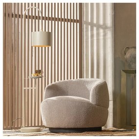 Világosszürke forgó fotel Wolly – WOOOD