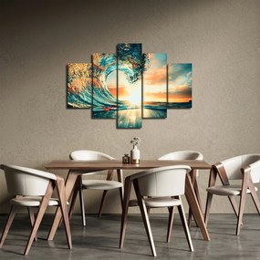 Kép - Hullám (150x105 cm)