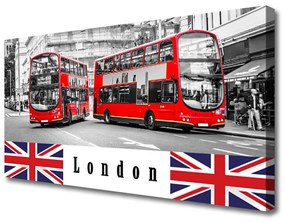 Vászonkép London Bus Art 100x50 cm