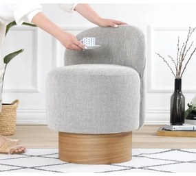 RIKI gyerekfotel, 40×47 cm, szürke