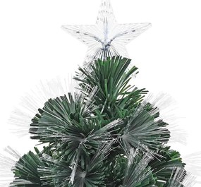 Mű karácsonyfa dekoratív vonós lámpákkal Zöld 120 cm PVC