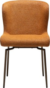 Barna kárpitozott étkezőszék Glam – DAN-FORM Denmark