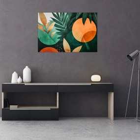 Kép - Geometrikus természeti minták (90x60 cm)