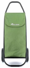 Rolser Com MF 8 Black Tube bevásárlótáska kerekeken, zöld
