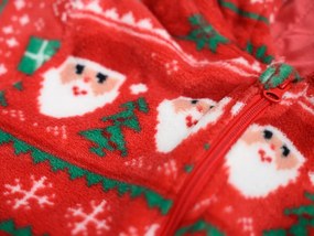 CHRISTMAS ONESIE gyerek overál piros - többféle méretben Méret: 110 - 116
