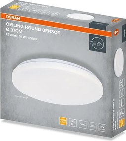 Osram - ROUND LED mennyezeti lámpa érzékelővel, 24 W / 230 V, Ø 37 cm