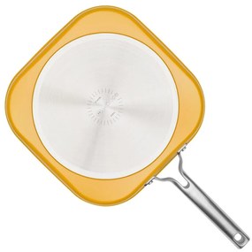 Grill serpenyő kerámia felülettel ø 28 cm Meda 3.0 – FABINI