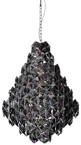 ByRydens 4200940-6513 - Csillár láncon MONARQUE GRANDE 11xE14/5W/230V fekete