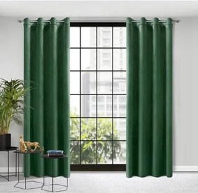 Rosa Függöny Kész Eurofirany 140x250 Átlátszó Elegáns Zöld
