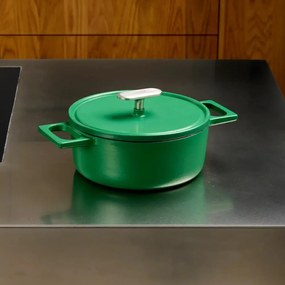 Indukciós tűzhelyhez alkalmas öntöttvas lábas fedővel 2 l Mattia 3.0 – FABINI