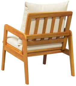 Kerti Székek 2 db 59.5x65x71.5 cm Tömör Fa Akác
