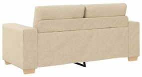 krém szövet loveseat kanapé 140 cm