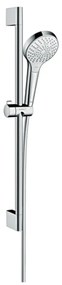 Hansgrohe Croma Select S, zuhanygarnitúra Multi EcoSmart 9 l/perc zuhanyrúddal 65 cm, fehér/króm, HAN-26561400