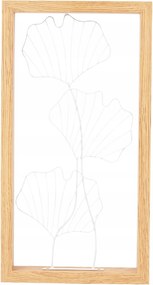 Fém Dekoráció Fali Keret Levelek Falra Fémplasztika