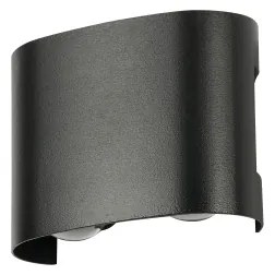 Brilagi - LED kültéri fali lámpatest FLAREBOX LED/4W/230V fekete IP65