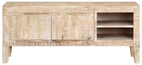 tömör mangófa TV-szekrény 110 x 35 x 46 cm