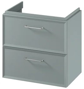 Cersanit S1021-009-fali mosdó alatti fürdőszobaszekrény MILLE SLIM 60x38 cm mentazöld