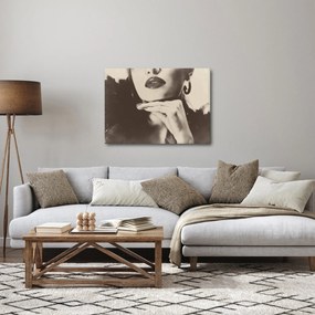 Kép - Vintage fotó egy nőről (70x50 cm)