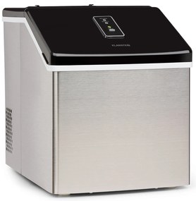 Klarstein Clearcube, jégkocka készítő, 13 kg/24 h, rozsdamentes acél, fekete
