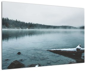 Kép - jeges északi tó (90x60 cm)