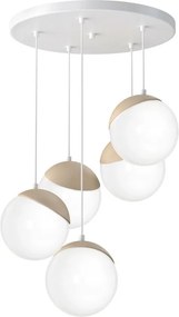 Milagro SFERA WOOD MLP5426 Függőlámpa 5x40W/E14 IP20