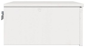 Éjjeli asztal 2 pcs Fehér 37 x 35 x 18.5 cm Tömör fenyőfa