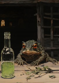 Poszter 50x70cm Várakozás a félhomályban