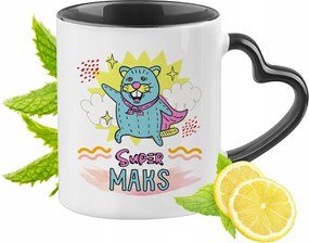 Fekete Bögre Szív Alakú Füllel Maxnak Ideális Ajándék