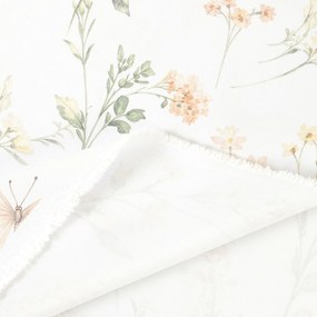 Goldea teflon szövet terítőknek - pillangós kert 160 cm