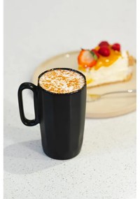 Fekete agyagkerámia bögre szett 2 db-os 330 ml Fuori – Vialli Design