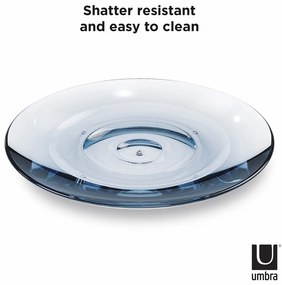 Kék műanyag szappantartó Droplet – Umbra