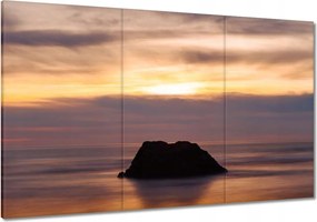 Vászonkép 120x80 Sziget Tó Felhők