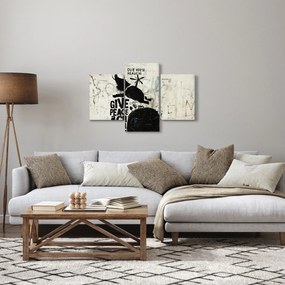 Kép - Slon nad zemou (90x60 cm)