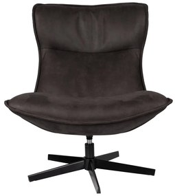 Sötétszürke bársony fotel John – White Label