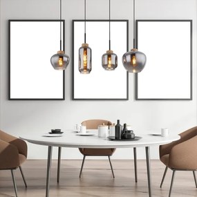 Globo 15549-4H - Csillár zsinóron MATT 4xE27/40W/230V