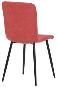 Piros Kordbársony Étkezőszék. DCL-964 RED2