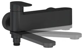 Ravak Chrome II kádtöltő csaptelep zuhanykészlet nélkül 150 mm fekete X070463