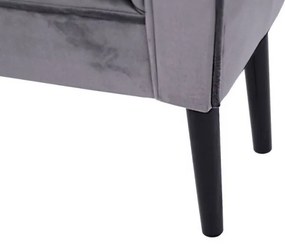 BURDA Velvet szürke/fekete pad