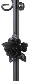 Virágállvány 95x39 cm fekete