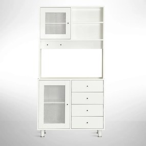 Grano konyhaszekrény, fehér, 96 cm