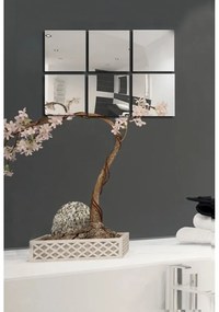 Fali tükör szett 6 db-os 10x10 cm – MSV