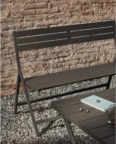 Fekete fém kerti pad Torreta – Kave Home