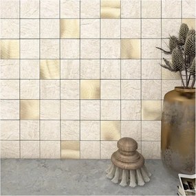 Vaovi Csempe Öntapadós Mozaik Négyzet Alakú Márvány 8DB