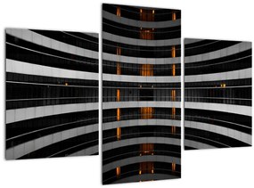 Absztrakt kép - épület (90x60 cm)